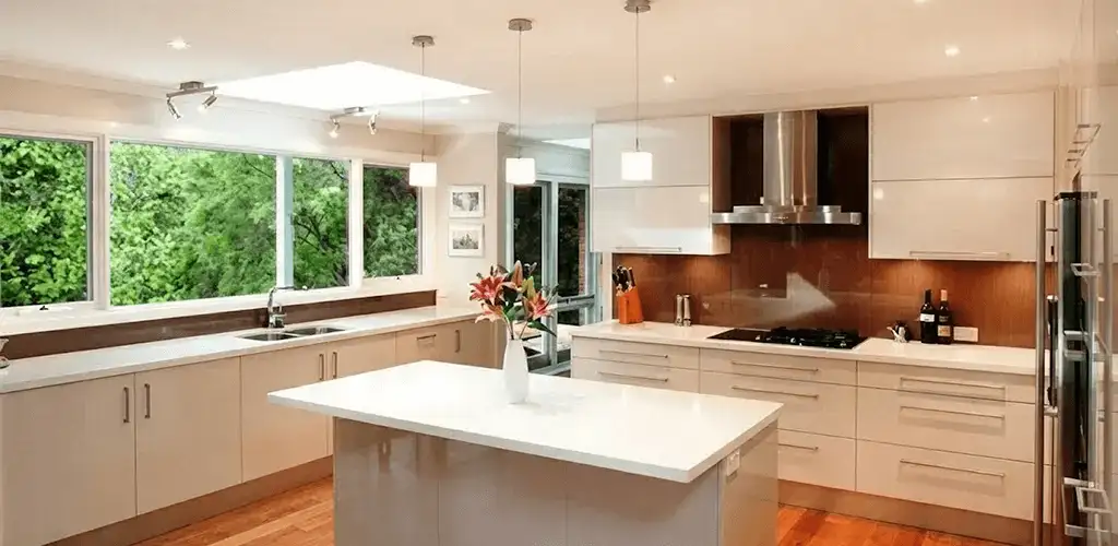 Kitchen cabinet refacing and remodel results in a modern kitchen in Boulder, CO
